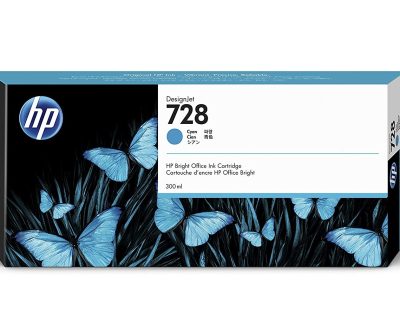 HP 728 Mavi Orijinal Kartuş 300 ml.