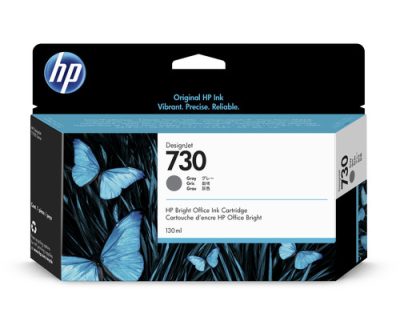 HP 730  P2V66A Gri Orijinal Kartuş 130 ml.