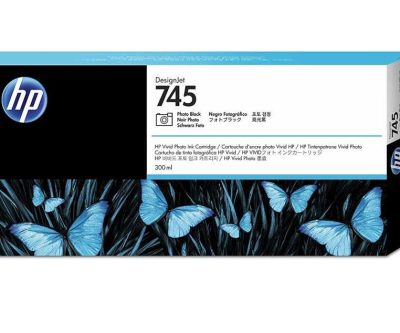 HP 745 Foto Siyah Orijinal Kartuş 300 ml.