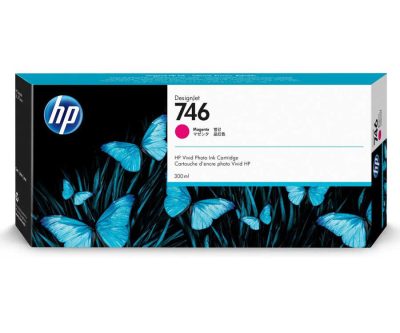 Hp 746-P2V78A Kırmızı Orijinal Kartuş 300 ml.