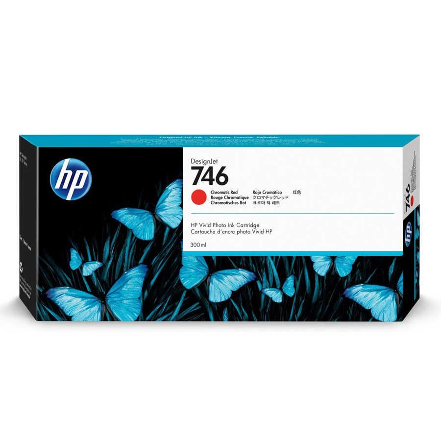 Hp 746-P2V81A Kromatik Kırmızı Orijinal Kartuş 300 ml.