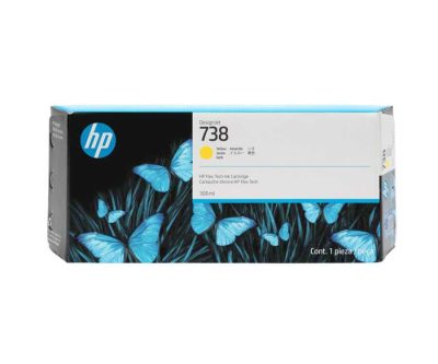 Hp 738-676M8A Sarı Yüksek Kapasiteli Orijinal Kartuş 300 ml.