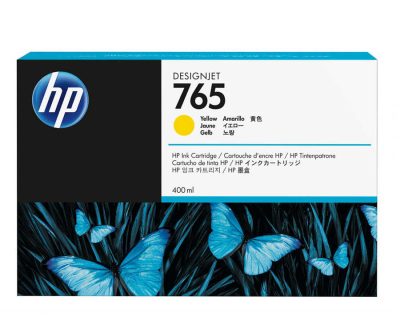 HP 765 F9J50A Sarı Orijinal Kartuş 400 ml.
