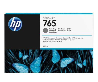 HP 765 F9J54A Koyu Gri Orijinal Kartuş 400 ml.